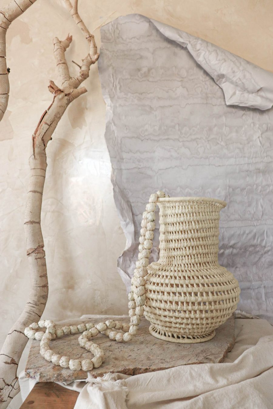 Palm Handwoven Bead Garland Decor - Image 4
