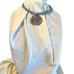 Vortex Tumbaga Denim Choker Necklace