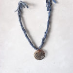 Vortex Tumbaga Denim Choker Necklace - Image 6